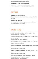 East of Brunswick Pub & Kitchen Carte