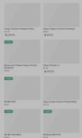 Burger King menu
