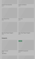 Burger King menu