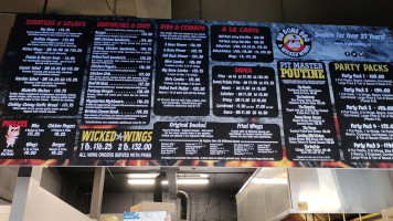 Big bone bbq menu
