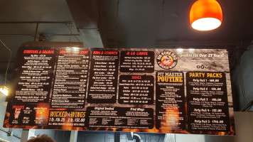 Big bone bbq menu