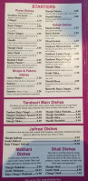 9 Baci menu