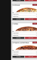 Family Pizza menu