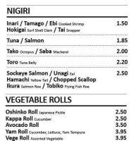 Momo Sushi Carta