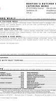 Boryski's Butcher Block Ltd Carta