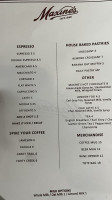 Maxine's Cafe Carta