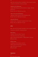 Thai Kitchen menu
