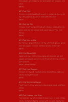 Thai Kitchen menu