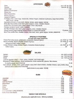 Poppa Jim's Pizza menu