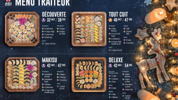 Aki Sushi Aki Thai menu