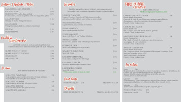 Le Four a Bois D'Orford menu