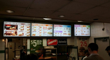 Burger King À l'intérieur