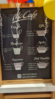 Tim Hortons menu