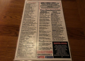 Cat & Fiddle Pub menu