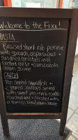 The Fixx Cafe & Pasta Bar menu