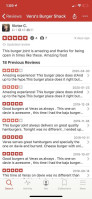 Vera's Burger Shack menu