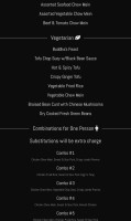 Yan's Restaurant menu