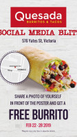 Quesada Burritos & Tacos menu