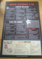 Coastal Waters Restaurant Carta