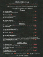 Chhouk Tep menu