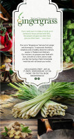 Gingergrass Thai And Vietnamese menu