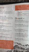 Vimy's Lounge Grill menu
