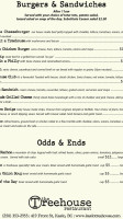 Treehouse menu