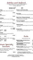 Eddie's Cuisine and Pizza menu