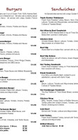 Eddie's Cuisine and Pizza menu