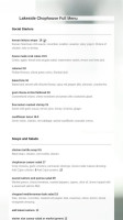 Lakeside Chophouse Carte