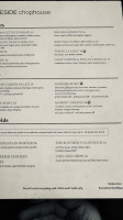 Lakeside Chophouse Carte