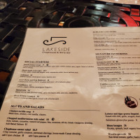 Lakeside Chophouse Carte