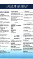 Subway menu