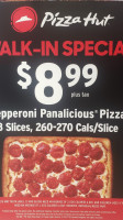 Pizza Hut menu