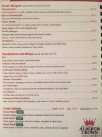 The Albert Crown Pub Carta
