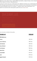 Barburrito menu
