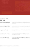 Barburrito menu