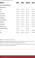 Barburrito menu