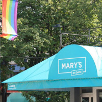 Mary's On Davie outside