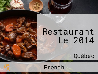 Restaurant Le 2014