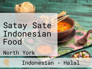 Satay Sate Indonesian Food