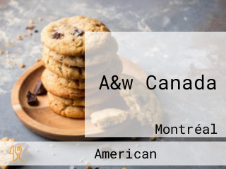 A&w Canada