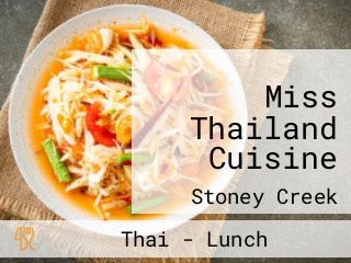 Miss Thailand Cuisine
