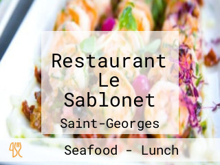 Restaurant Le Sablonet