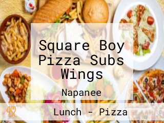 Square Boy Pizza Subs Wings