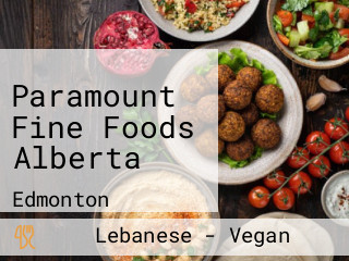Paramount Fine Foods Alberta
