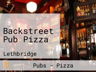 Backstreet Pub Pizza