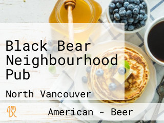Black Bear Neighbourhood Pub
