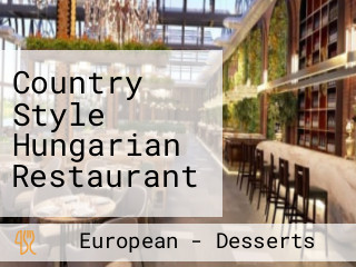 Country Style Hungarian Restaurant