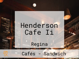 Henderson Cafe Ii
